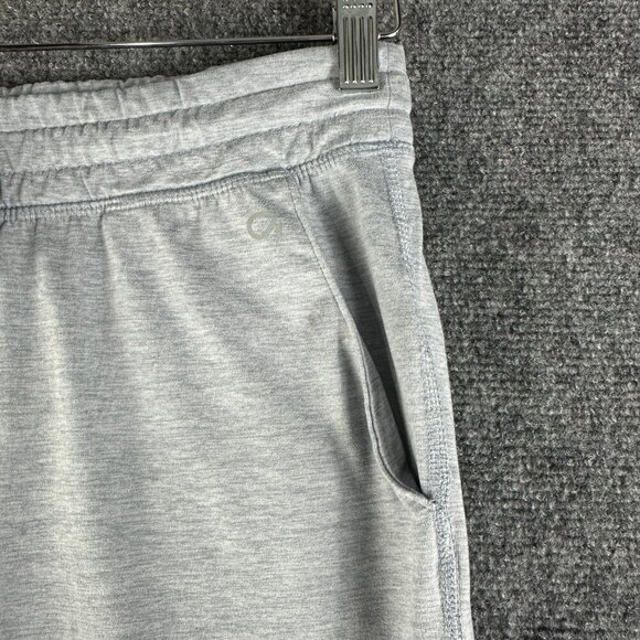 GAP Fit Pants Womens Small Brushed Tech Jersey Gray Stretch Pockets Tie Elastic - Picture 4 of 8